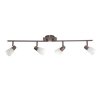 Brilliant MILOS Spotlight copper, 4-light sources