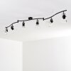 Bois Ceiling Light black, 6-light sources
