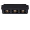 Ceiling Spotlight Lucide XIRAX LED black, 3-light sources
