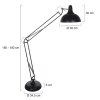 Steinhauer MEXLITE Floor Lamp black, 1-light source