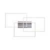 Leuchten-Direkt IVEN Ceiling Light LED matt nickel, 3-light sources, Remote control