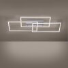Leuchten-Direkt IVEN Ceiling Light LED matt nickel, 3-light sources, Remote control