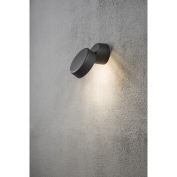 Konstsmide VICENZA wall light LED black, 1-light source