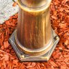 HONGKONG FROST Lamp Post brown, gold, 3-light sources