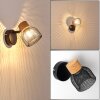 Wall Light Grongroft Light wood, black, 1-light source