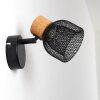 Wall Light Grongroft Light wood, black, 1-light source