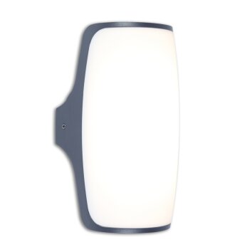 Lutec SECO Outdoor Wall Light LED anthracite, 1-light source