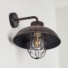 Steinberg Outdoor Wall Light rust-coloured, black, 1-light source