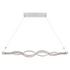 Pendant Light Globo PILLA LED chrome, 1-light source, Remote control
