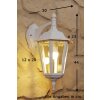 Konstsmide FIRENZE outdoor wall light transparent, clear, white, 1-light source