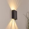 BENIN Outdoor Wall Light LED black, 2-light sources