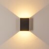 BENIN Outdoor Wall Light LED black, 2-light sources