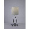 Mantra Lua table lamp matt nickel, 1-light source