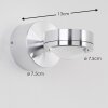 Harare wall light LED aluminium, 1-light source