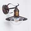 Broni outdoor wall light brown, gold, 1-light source