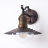 Broni outdoor wall light brown, gold, 1-light source