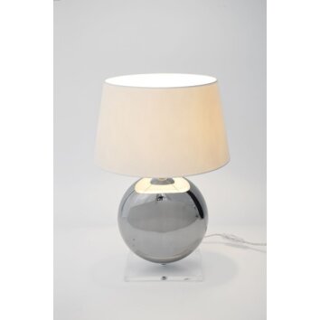 Holländer BOWLING table lamp silver, white, 1-light source
