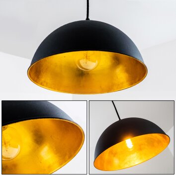 Reality Jimmy pendant light black, 1-light source