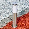 Pedestal light Norburg stainless steel, 1-light source