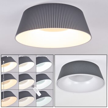 FREMONT Ceiling Light LED grey, 1-light source