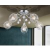 Globo KORDULA ceiling light chrome, 5-light sources
