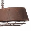 Brilliant ALVERA Pendant Light rust-coloured, 4-light sources