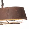 Brilliant ALVERA Pendant Light rust-coloured, 4-light sources
