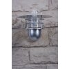 Nordlux Agger wall light stainless steel, transparent, clear, 1-light source