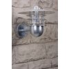 Nordlux Agger wall light stainless steel, transparent, clear, 1-light source