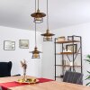 MOENA Pendant Light antique brass, bronze, 3-light sources