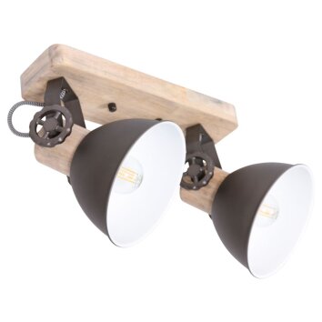 Steinhauer Gearwood Ceiling Light Light wood, 2-light sources