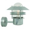 Nordlux Blokhus outdoor wall light galvanized, 1-light source