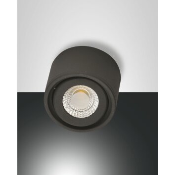 Fabas Luce ANZIO Ceiling light LED anthracite, 1-light source