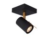 Lucide GRONY wall spotlight black, 1-light source