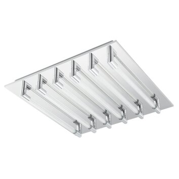 Eglo VELARDE ceiling light LED chrome, 6-light sources
