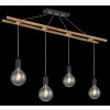 Globo LIONI Pendant Light brown, black, 4-light sources
