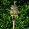Lentua outdoor Floor Lamp brown, gold, 1-light source