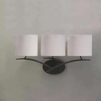 Mantra Eve wall light anthracite, 3-light sources