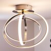 Trio Corland ceiling light LED chrome, 1-light source