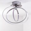 Trio Corland ceiling light LED chrome, 1-light source
