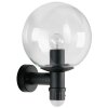 Albert 641 outdoor wall light black, 1-light source, Motion sensor