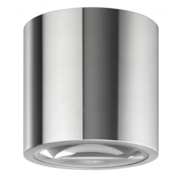 Lcd Fehmarn ceiling light stainless steel, 1-light source