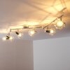 Annai ceiling spotlight chrome, 6-light sources