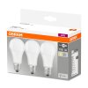 Osram LED E27 13 Watt 2700 Kelvin 1521 Lumen Set of 3