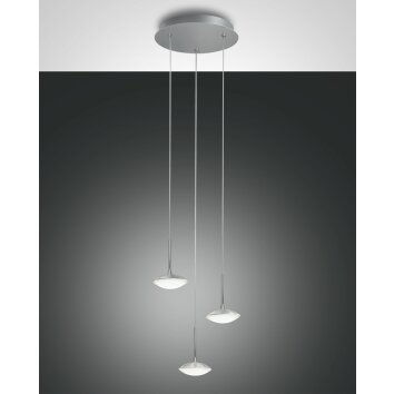 Fabas Luce HALE Pendant Light LED aluminium, 3-light sources