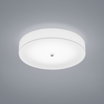 Helestra Bora ceiling light LED matt nickel, 1-light source