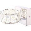 Globo wall light LED chrome, clear, 1-light source
