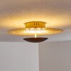 SUNRISE ceiling light LED gold, rust-coloured, 1-light source