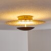 SUNRISE ceiling light LED gold, rust-coloured, 1-light source