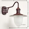 SURNU Outdoor Wall Light rust-coloured, 1-light source